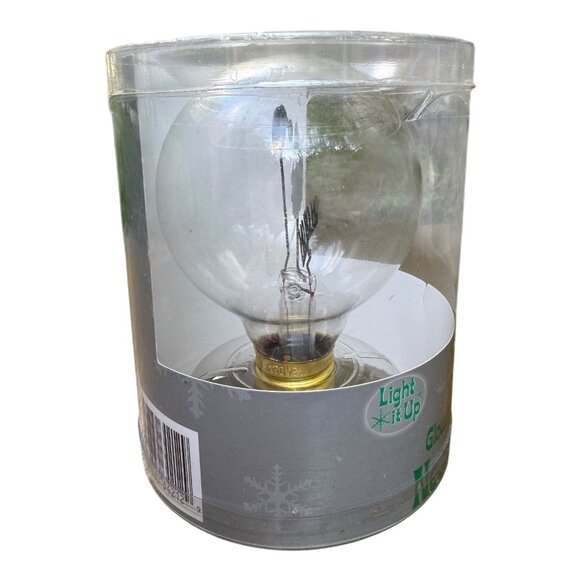 Light It Up Neon Glow Glowing Santa HO HO HO Xmas Light Bulb B Group Aerolux Sty - Picture 5 of 6